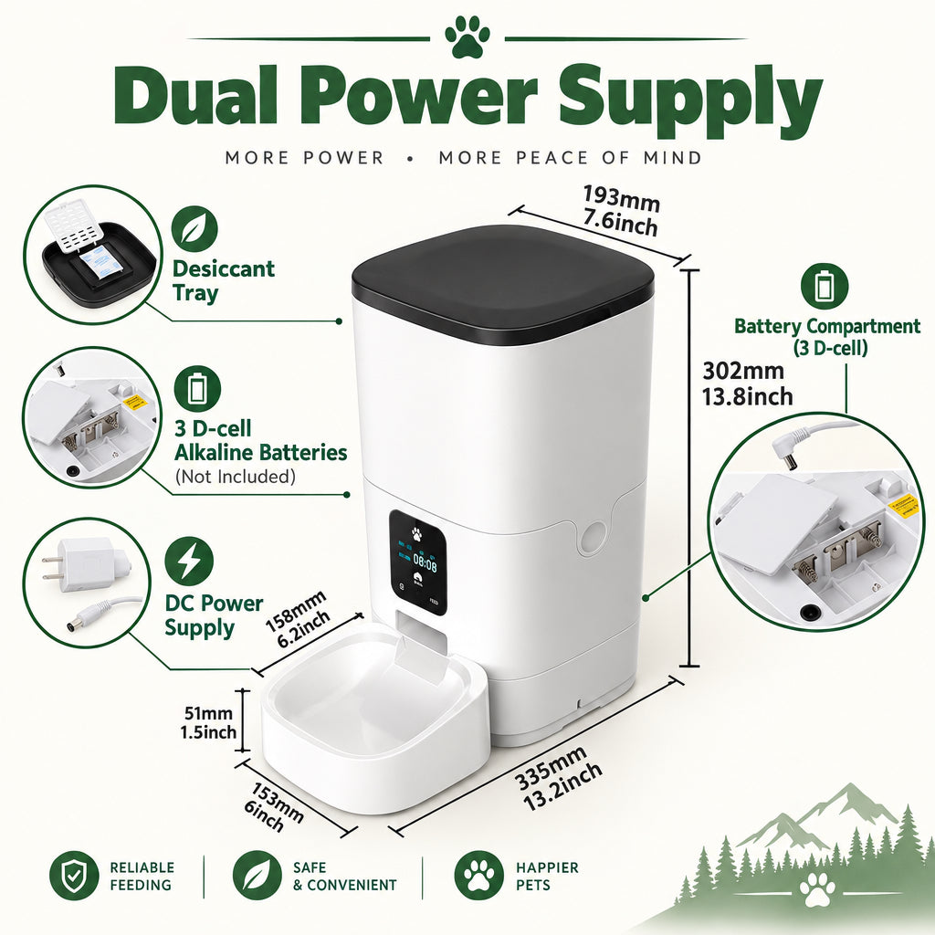 Automatic Pet Feeder with Camera & Wifi