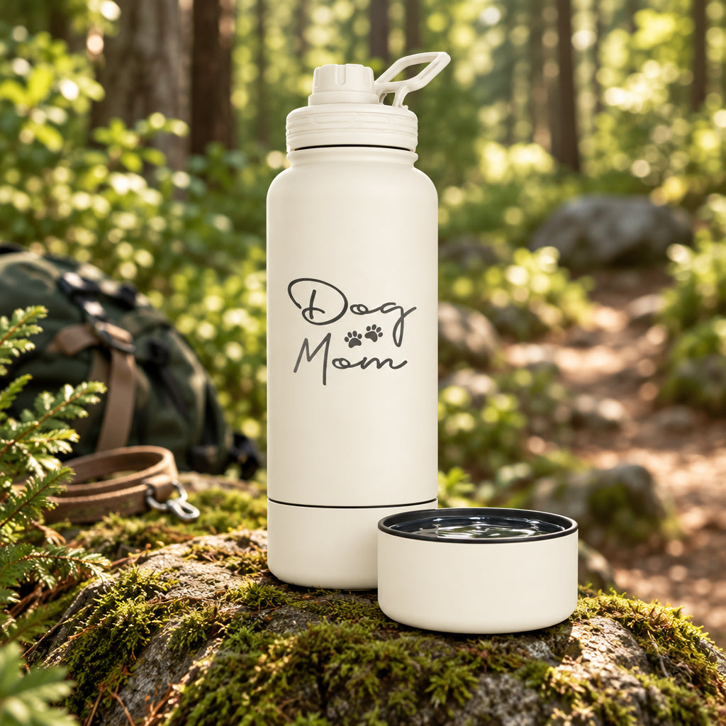 Dog and human water bottle set 